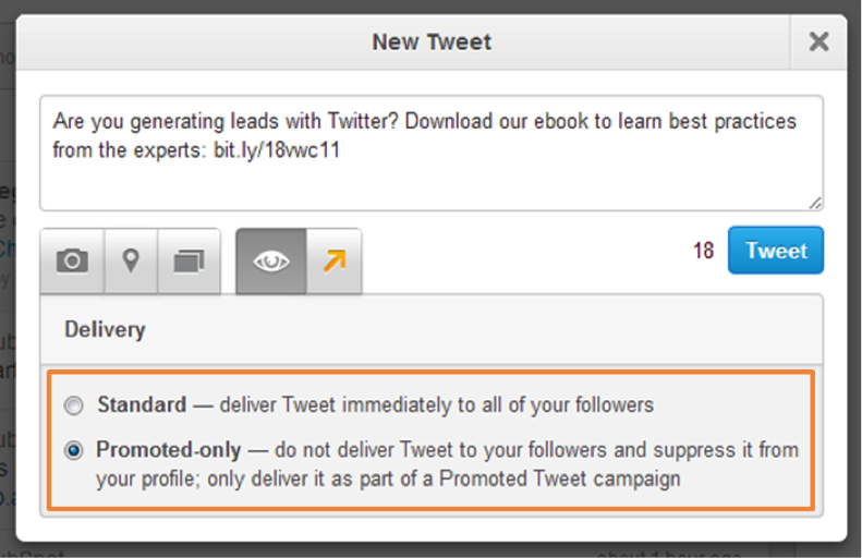 Create your promoted tweets