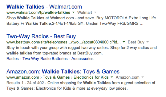 Walkie Talkies