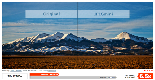 Image SEO: Optimize image file size using JPEGMini